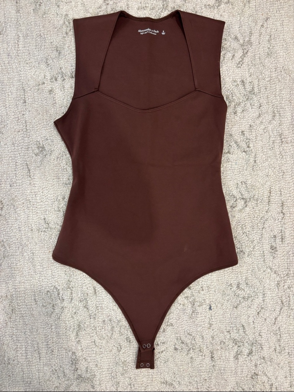 Abercrombie & Fitch Brown Sleeveless Bodysuit